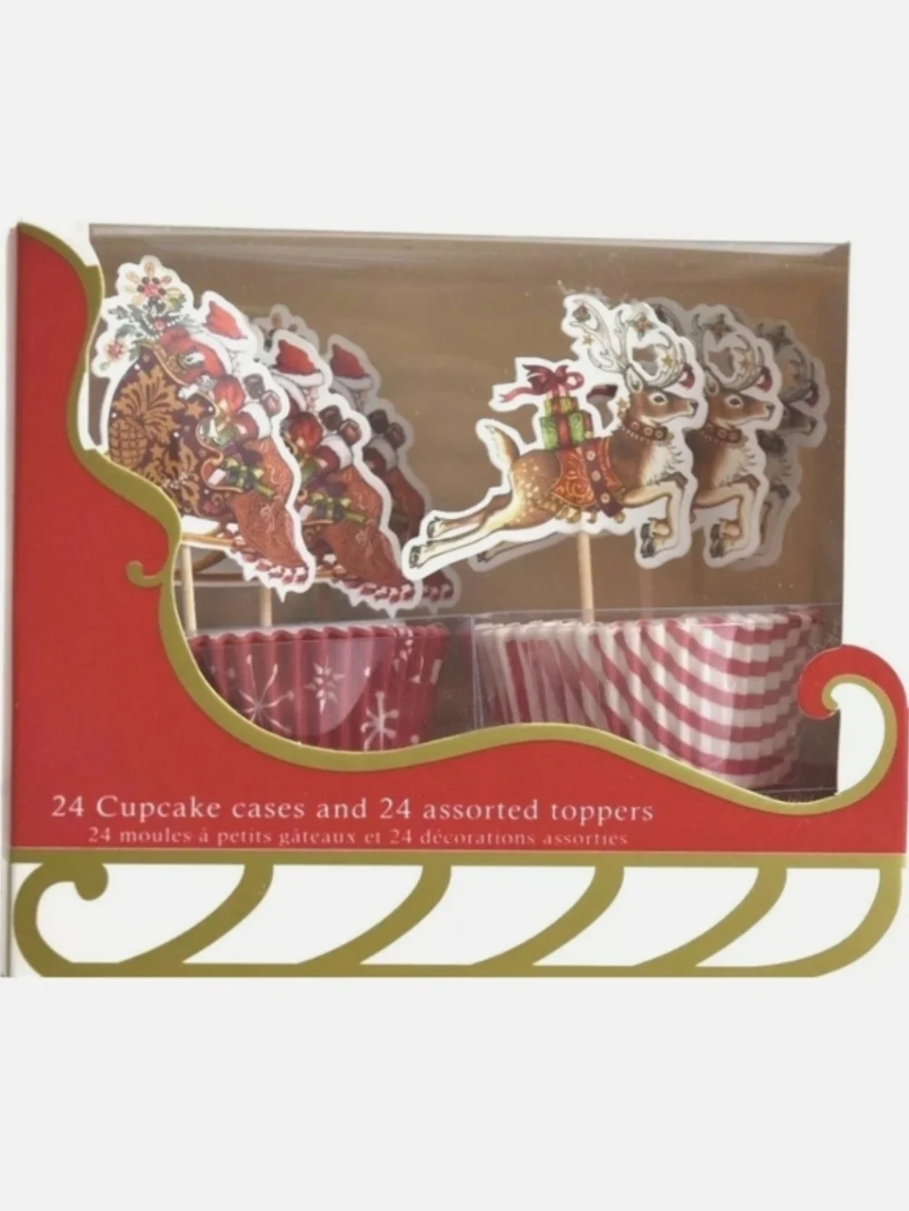 Williams Sonoma Meri Meri Twas Night B4 Xmas Cupcake Liners & Toppers Lot of 3